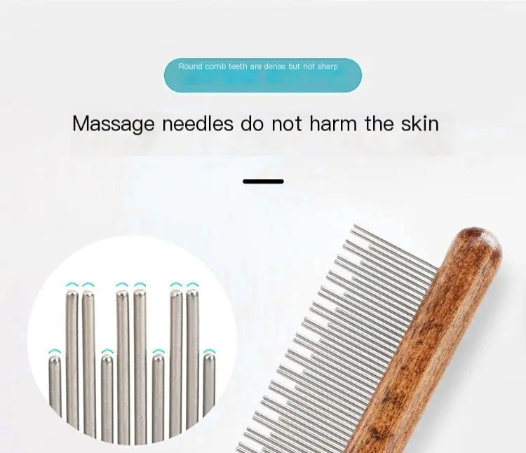 Luxury Wooden Pet Brush