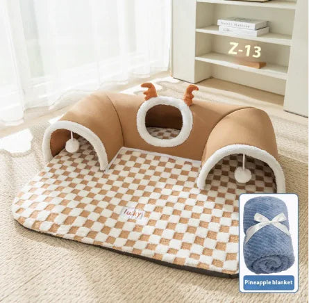 Cozy Cat Play Tunnel