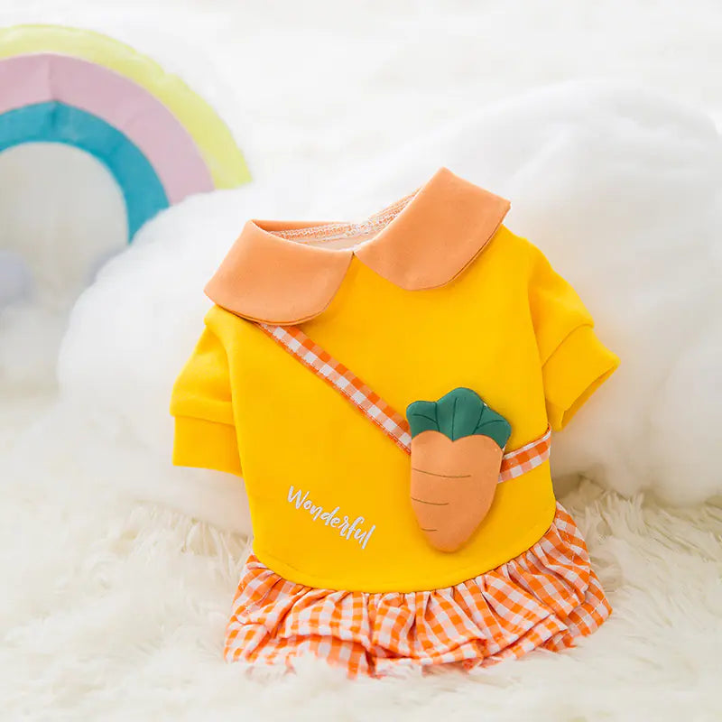 Cartoon Pet Sweaters for Fall & Winter
