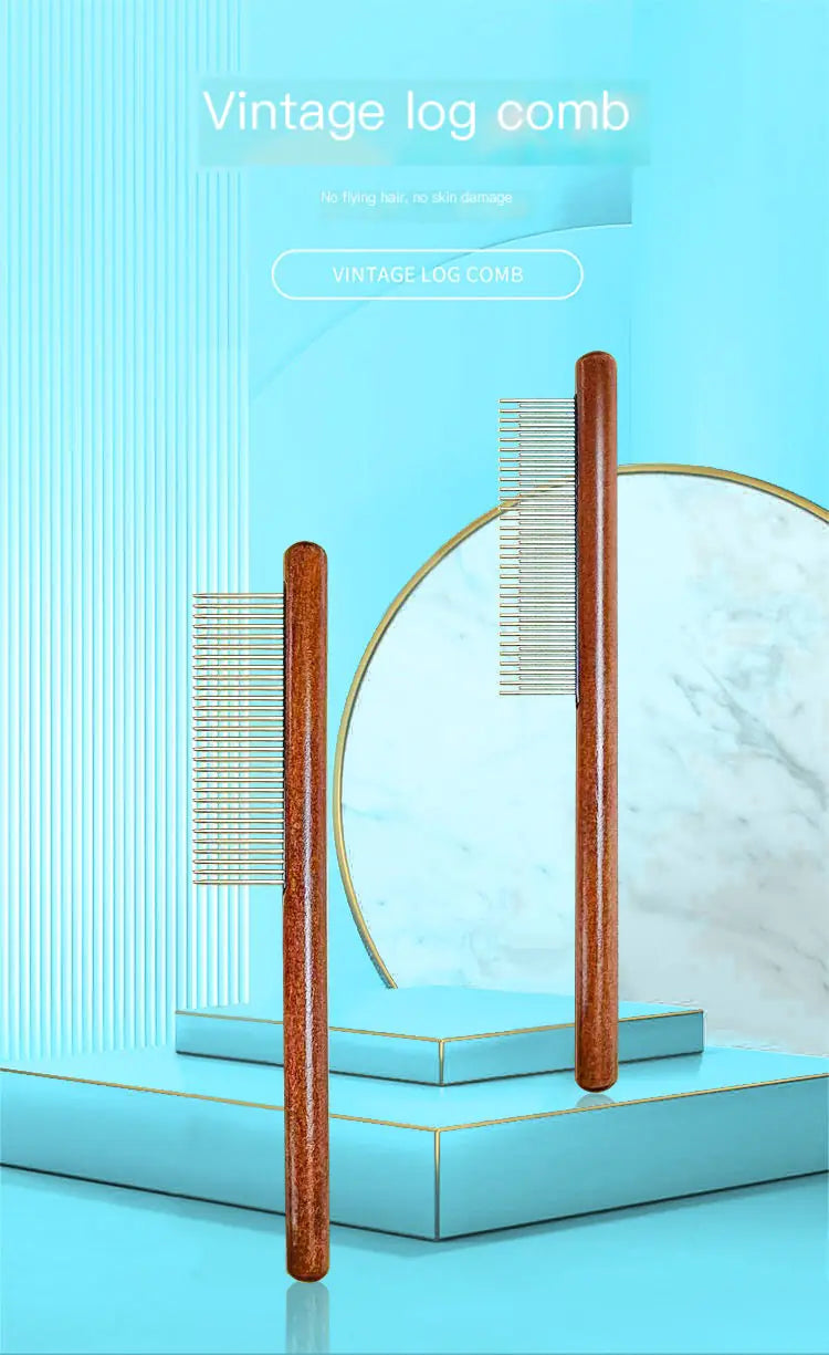 Luxury Wooden Pet Brush