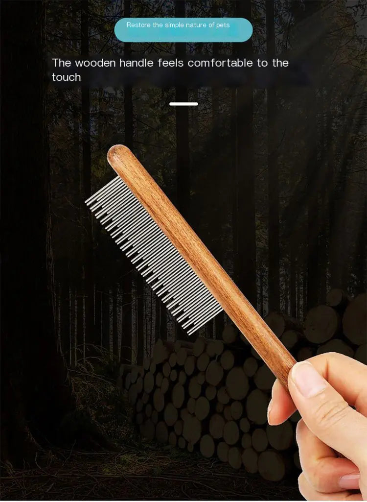 Luxury Wooden Pet Brush