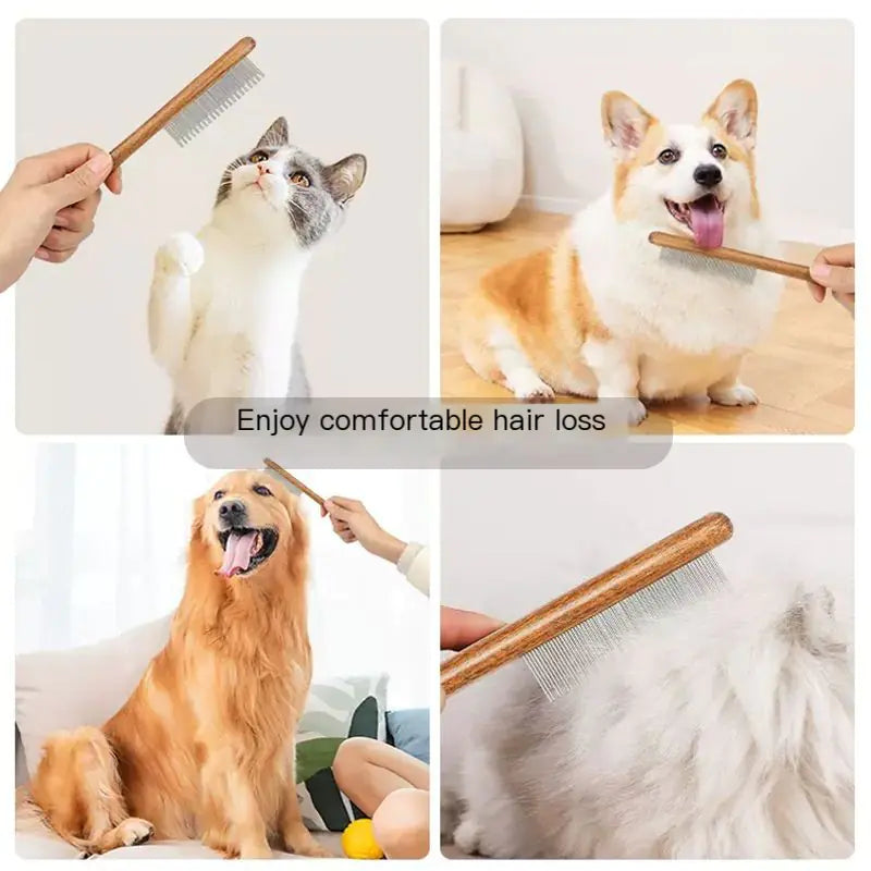 Luxury Wooden Pet Brush