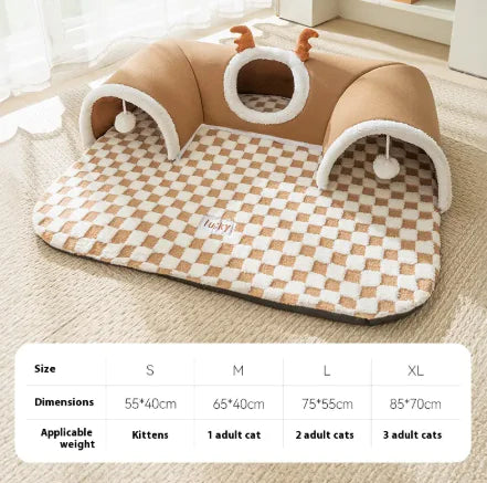 Cozy Cat Play Tunnel