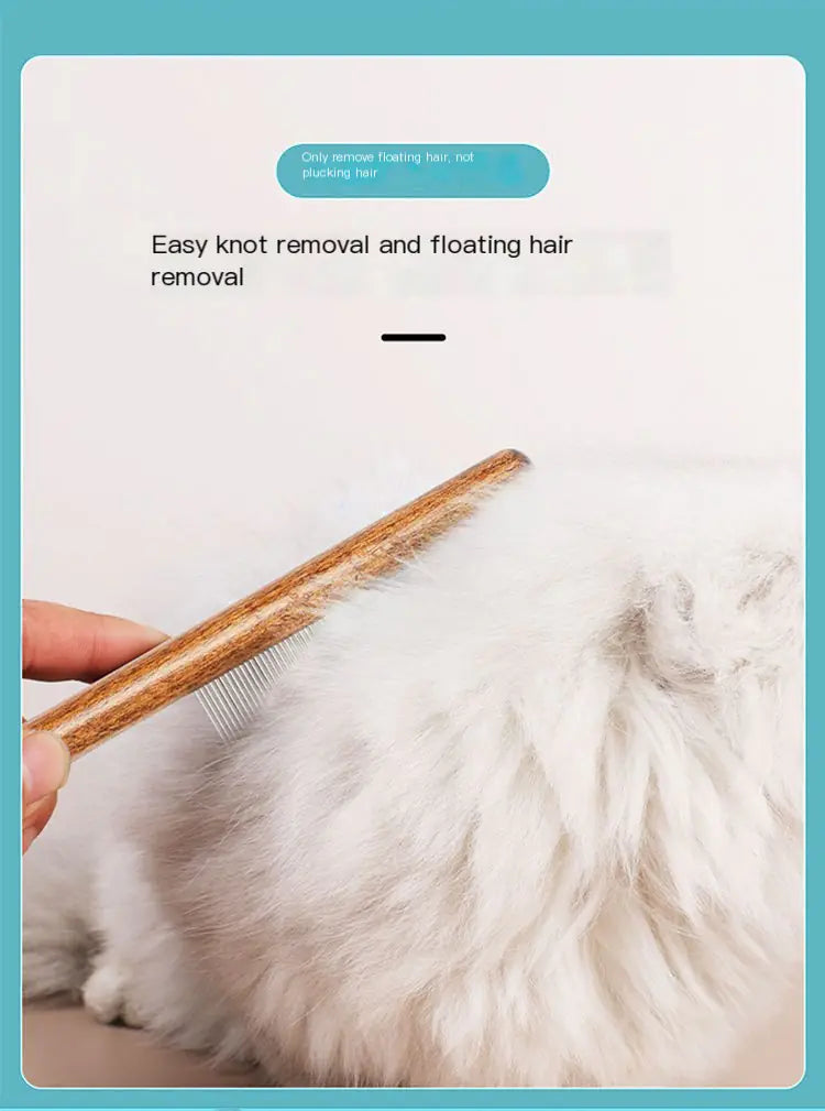 Luxury Wooden Pet Brush