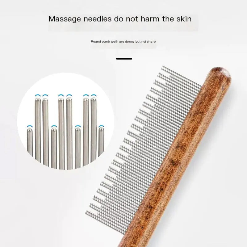 Luxury Wooden Pet Brush