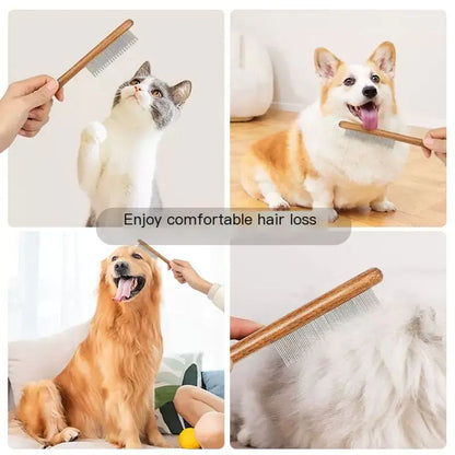 Luxury Wooden Pet Brush