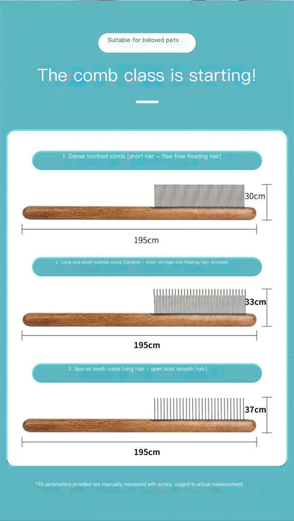 Luxury Wooden Pet Brush